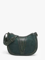 Cross Body Tas Winter Velvet Miniprix Groen winter velvet 3663