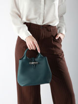 Longchamp Le roseau Handtas Blauw-vue-porte