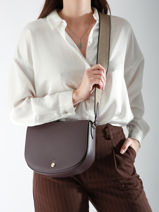 Longchamp Epure timeless Cross bodytas Violet-vue-porte