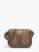 Cross Body Tas Winter Velvet Miniprix Beige winter velvet 3664