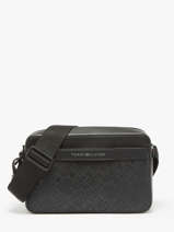 Cross Body Tas Tommy hilfiger Zwart monogram AM13306