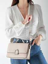 Cross Body Tas M Altesse Leder Etrier Beige altesse A10109-vue-porte