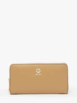 Portefeuille Tommy hilfiger Bruin th soft AW16927