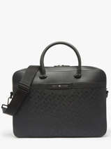 Documententas Tommy hilfiger Zwart monogram AM13104
