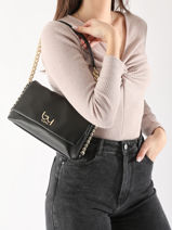 Cross Body Tas Big Ben Nappa By byblos Zwart big ben nappa BS62A04-vue-porte