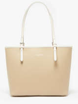 Schoudertas Smooth Leder Lancaster Beige smooth 7
