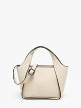 Cross Body Tas S Foudre Leder Etrier Beige foudre EFOD107S