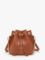 Bucket Bag Alba Double Leder Lancaster Bruin alba double 80