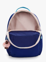 Rugzak 2 Compartimenten Met 15" Laptopvak Kipling Blauw back to school / pbg PBGI4275-vue-porte