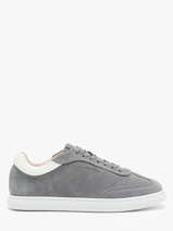 Sneakers Uit Leder Calvin klein jeans Grijs women 24360IW