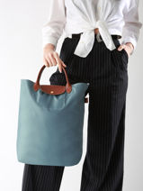 Longchamp Le pliage original Shopping Blauw-vue-porte