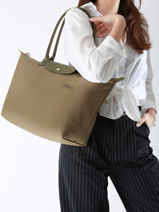 Longchamp Le pliage green Schoudertas Groen-vue-porte
