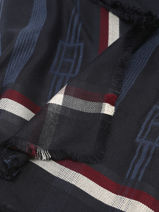 Sjaal Tommy hilfiger Blauw essentiel AW17351-vue-porte