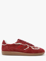 Sneakers Tb.490 Crochet Burgundy Uit Leder Alohas Rood women 10082303