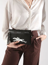 Longchamp Le pliage energy Clutch Zwart-vue-porte