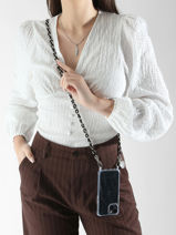 Ketting Voor Telefoonhoesje La coque francaise Veelkleurig chaine LE317447-vue-porte