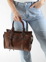 Handtas Winter Lace Miniprix Bruin winter lace 3682-vue-porte