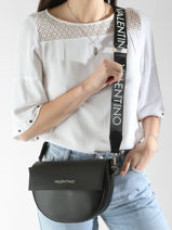 Cross Body Tas Bigs Valentino Zwart bigs VBS3XJ02-vue-porte
