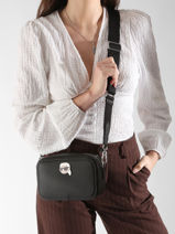 Cross Body Tas K Ikon Karl lagerfeld Zwart k ikon A1W30494-vue-porte