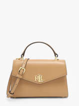 Handtassen Farrah Leder Lauren ralph lauren Beige farrah 31968761