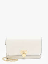 Avondtas Tanner Heart Padlock Leder Lauren ralph lauren Wit tanner 32962115
