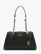 Schoudertas Eda Polyurethaan Guess Zwart eda QG950809