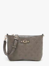 Cross Body Tas Gerty Polyurethaan Guess Bruin gerty PD952912