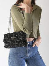 Cross Body Tas Giully Guess Zwart giully BB874820-vue-porte
