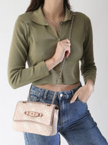 Cross Body Tas Izzy Guess Beige izzy OQ865419-vue-porte