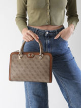 Handtas Orlina Logo Guess Bruin orlina logo SG954006-vue-porte