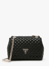 Cross Body Tas Eco Rianee Polyurethaan Guess Zwart eco rianee QG954121
