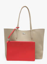 Omkeerbare Shoppingtas Anna Lacoste Beige anna NF2142AA