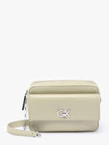 Cross Body Tas Ck Pocket Gerecycleerd Polyester Calvin klein jeans Groen ck pocket K613089