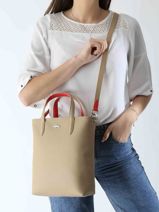 Cross Body Tas Anna Lacoste Beige anna NF4929AA-vue-porte