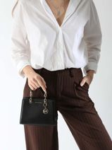 Cross Body Tas Cynthia Leder Michael kors Zwart cynthia S4GCYC1T-vue-porte