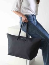 Schoudertas A4 Formaat L.12.12 Concept Lacoste Blauw l.12.12 concept NF4960PO-vue-porte