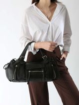 Schoudertas Icone Leder Gerard darel Zwart icone DBS30410-vue-porte