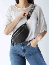 Heuptasje Miniprix Zwart sangle 1-vue-porte