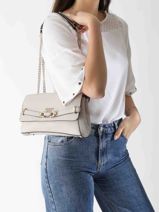 Cross Body Tas Sylvie Guess Beige sylvie BG952721-vue-porte