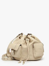 Cross Body Tas Cargo Leder Basilic pepper Beige cargo BCAR06
