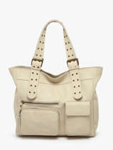 Handtassen Cargo Leder Basilic pepper Beige cargo BCAR07