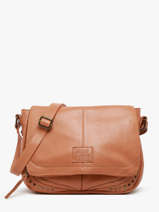 Cross Body Tas Glam Eyelet Leder Basilic pepper Bruin glam eyelet BGLE44