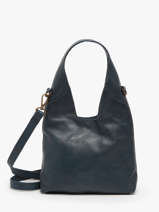 Cross Body Tas Cow Leder Basilic pepper Blauw cow BCOW2S