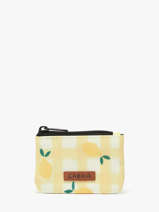 Personaliseerbaar Mini Ritsvak Cabaia Geel pocket 82824
