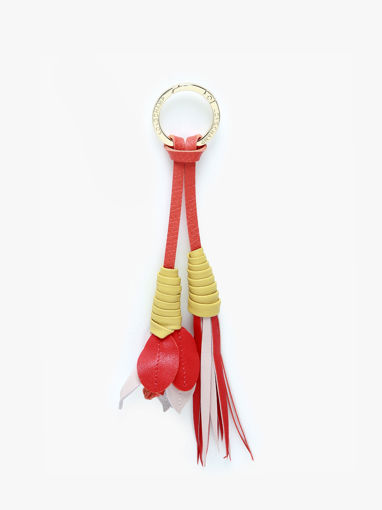 Longchamp Porte-cls grigri fleurs Sleutelhanger Blauw