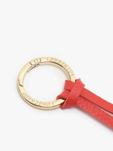 Longchamp Porte-clés grigri fleurs Sleutelhanger Rood-vue-porte