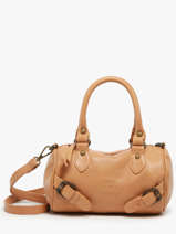 Cross Body Tas Strappy Leder Basilic pepper Bruin strappy BSTR01