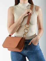 Cross Body Tas Heliconia Woomen Bruin heliconia WHEL03-vue-porte