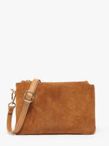 Cross Body Tas Velvet Caviar Milano Bruin velvet caviar VC24117