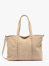 Schoudertas Velvet Milano Beige velvet VE24113